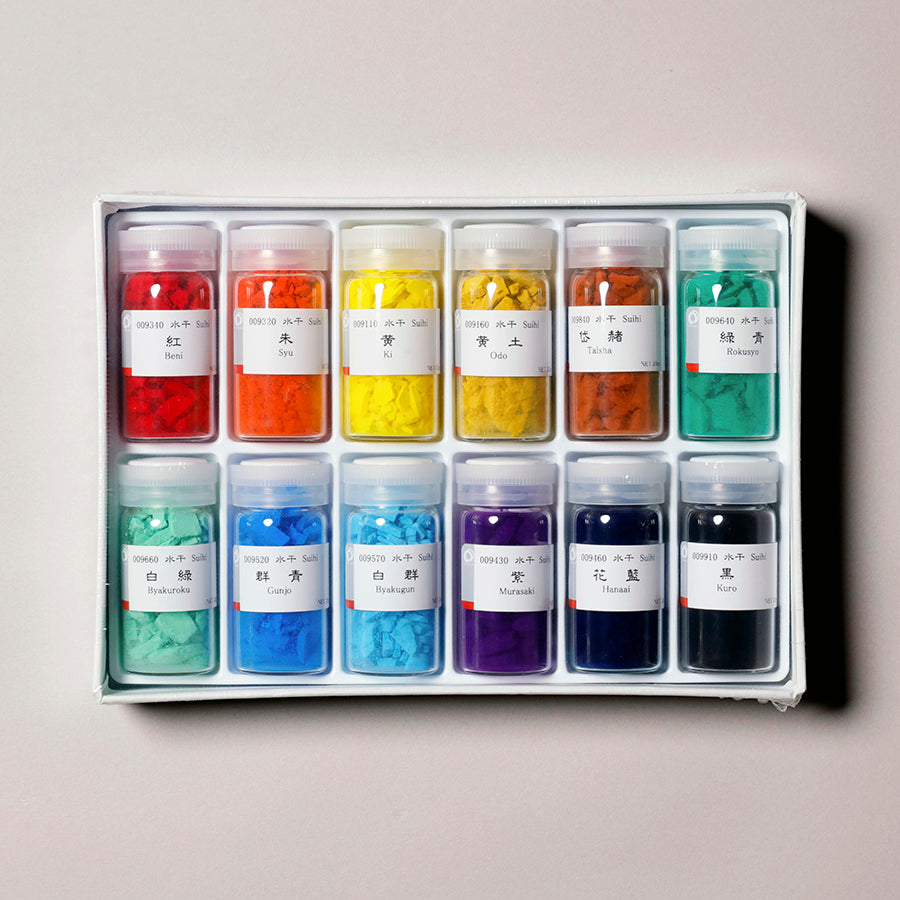 水干絵具 12色セット - pigment.mom