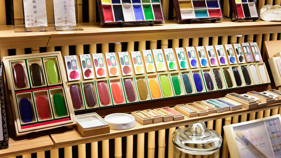 Ink colored by Japanese traditional colors -world of Aya ink ~