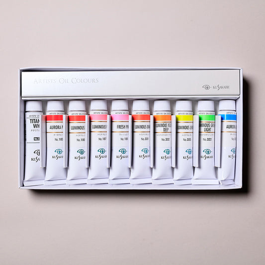 専門家用油絵具 蛍光10色セット - pigment.mom