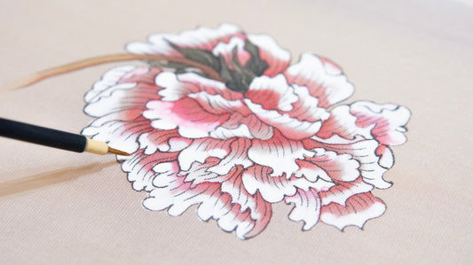 [Conducted in English] Painting Flowers on Silk Canvas  26/09/11