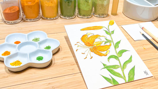 【Introduction to Mineral Pigments (Tiger Lily)】 Seat for a parent/guardian August 8.2026