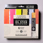 オイルスティック　蛍光＆メタリック6色セット