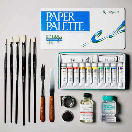 油絵具 ストライプクリアボックスセット No.5 - pigment.mom