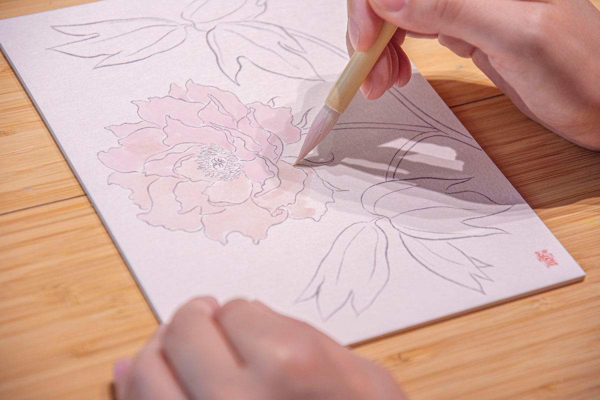 ［入門］岩絵具で花をえがく（ぼたん） 26/11/08