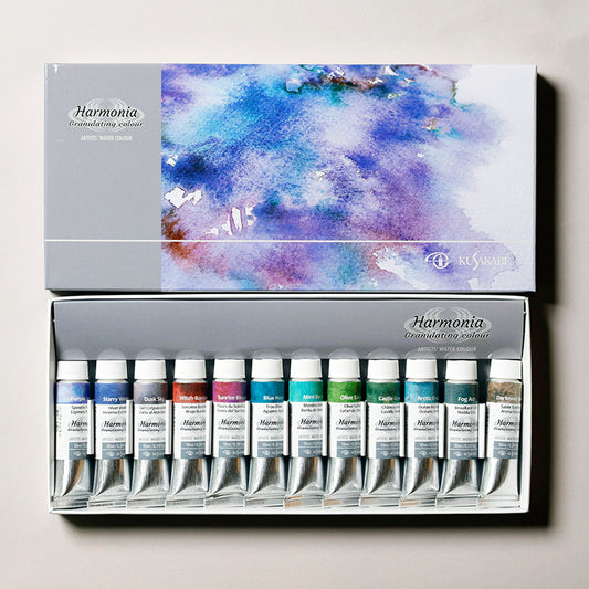 ハルモニア 12色セット（透明水彩絵具） - pigment.mom
