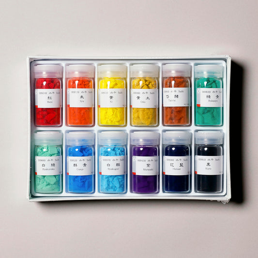 水干絵具 12色セット - pigment.mom