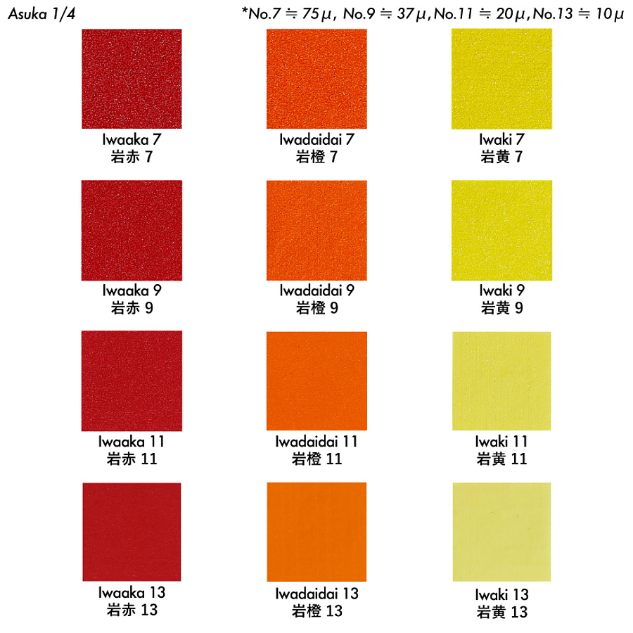 岩絵具48色セット 飛鳥 - pigment.mom
