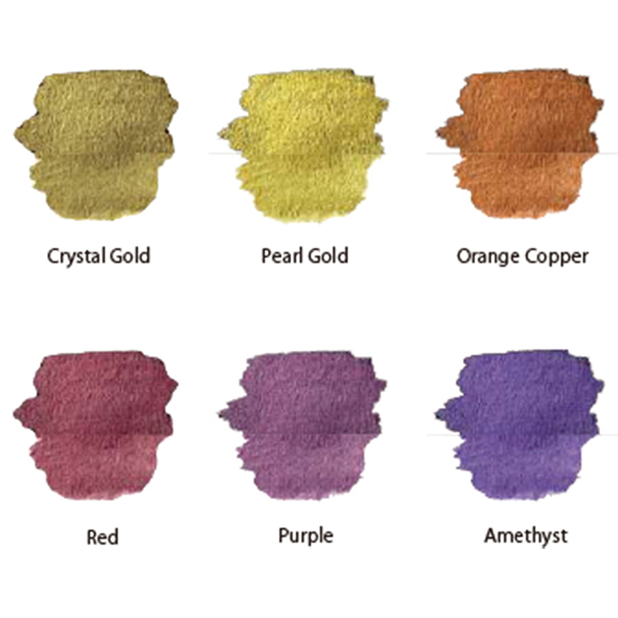 ファインテック F1200  パールカラー水彩絵具　12色セット - pigment.mom