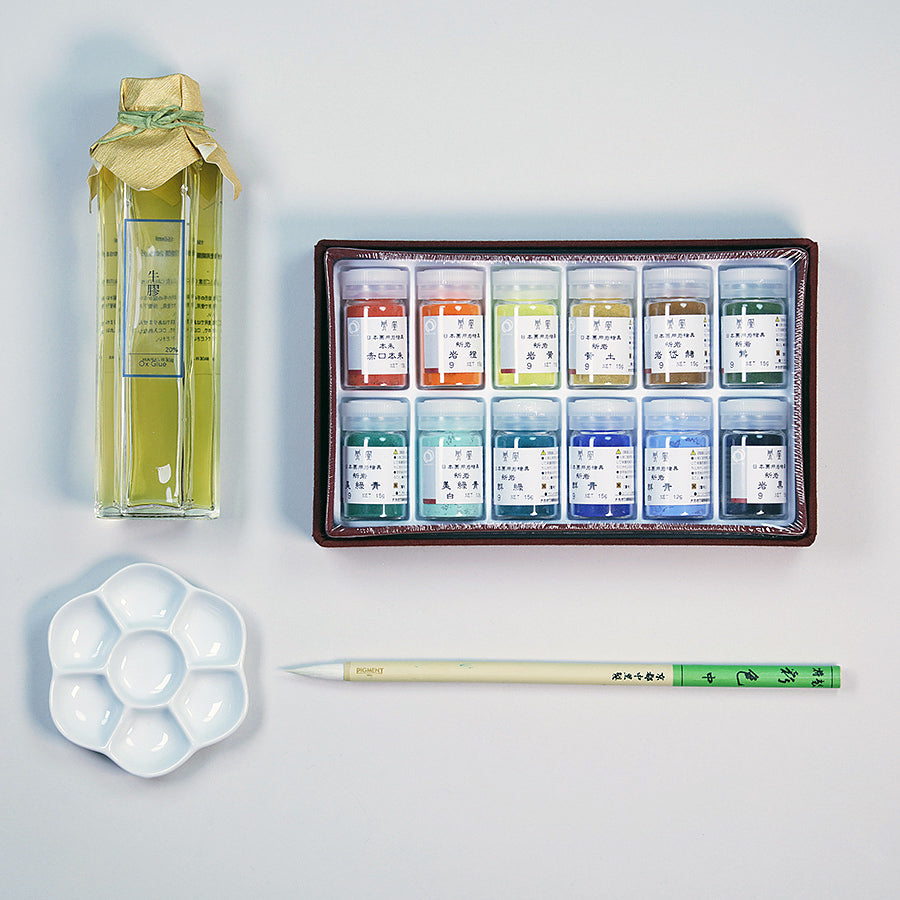 PIGMENT SELECT 日本画セット/新岩絵具12 - pigment.mom