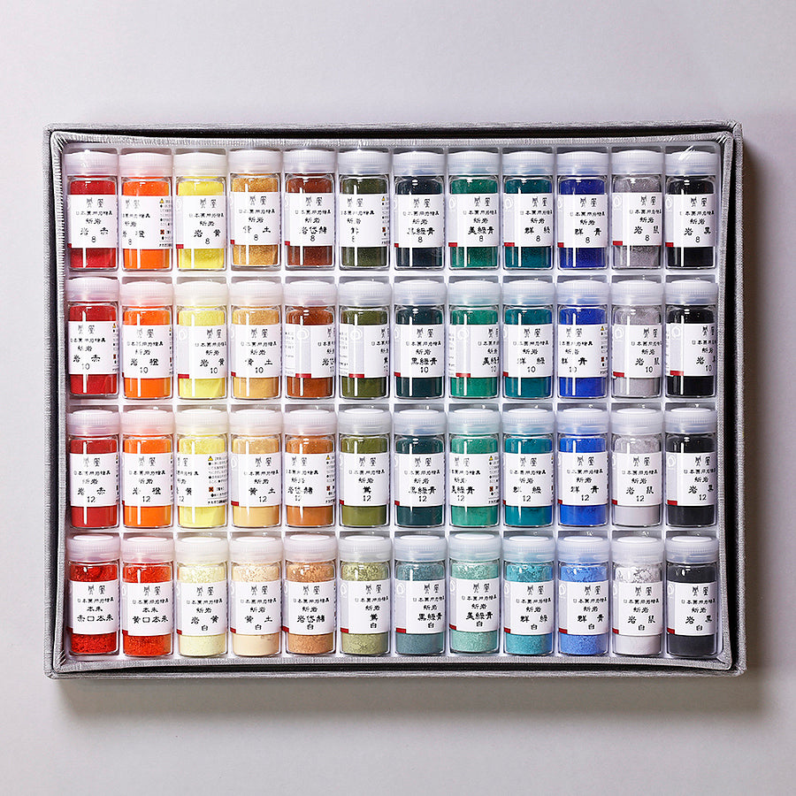 岩絵具48色セット 平安 - pigment.mom