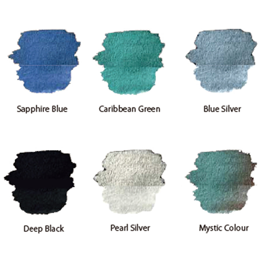 ファインテック F1200  パールカラー水彩絵具　12色セット - pigment.mom