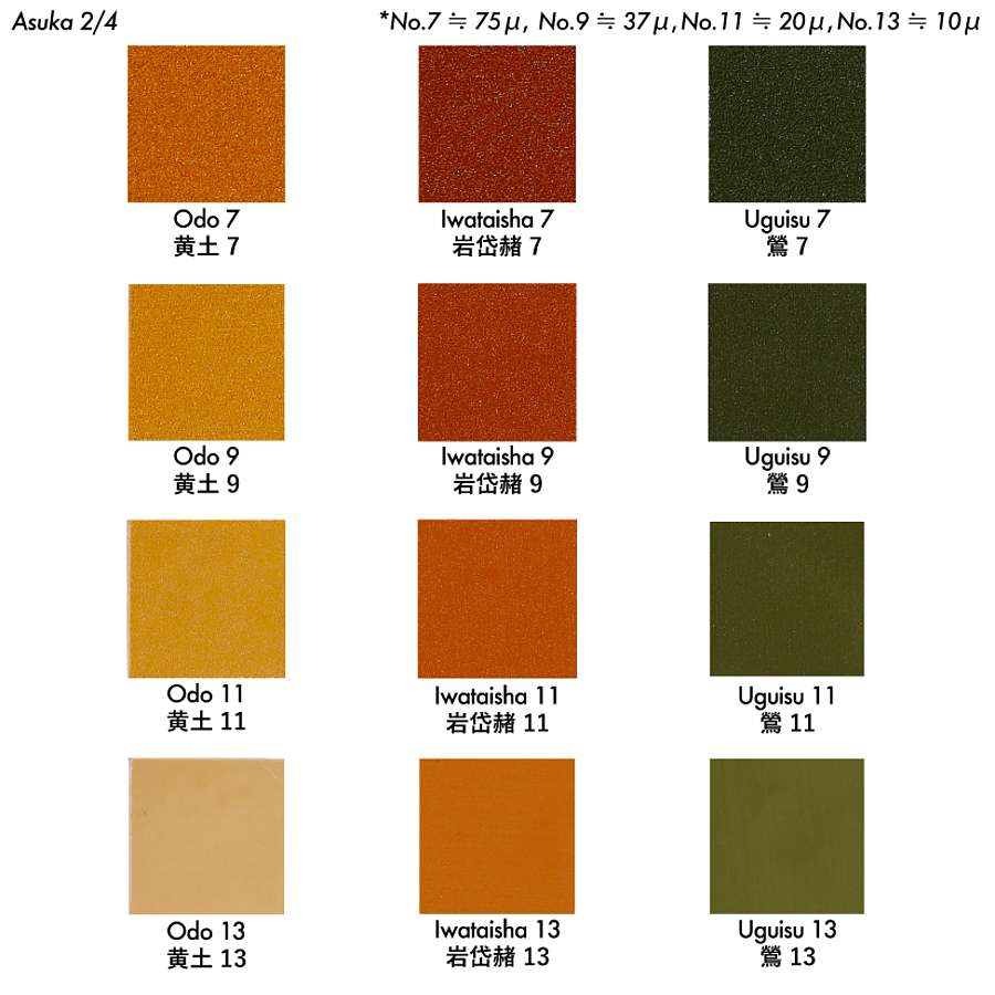 岩絵具48色セット 飛鳥 - pigment.mom