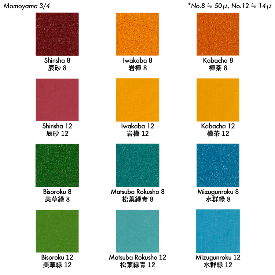 岩絵具48色セット 桃山 - pigment.mom